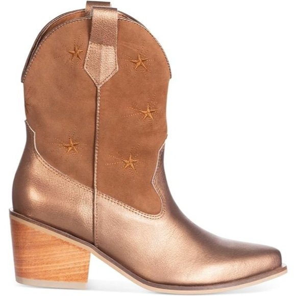 Silvia Cobos Women's Galaxy Stars Western Booties Size 5.5 NWB - Picture 2 of 5